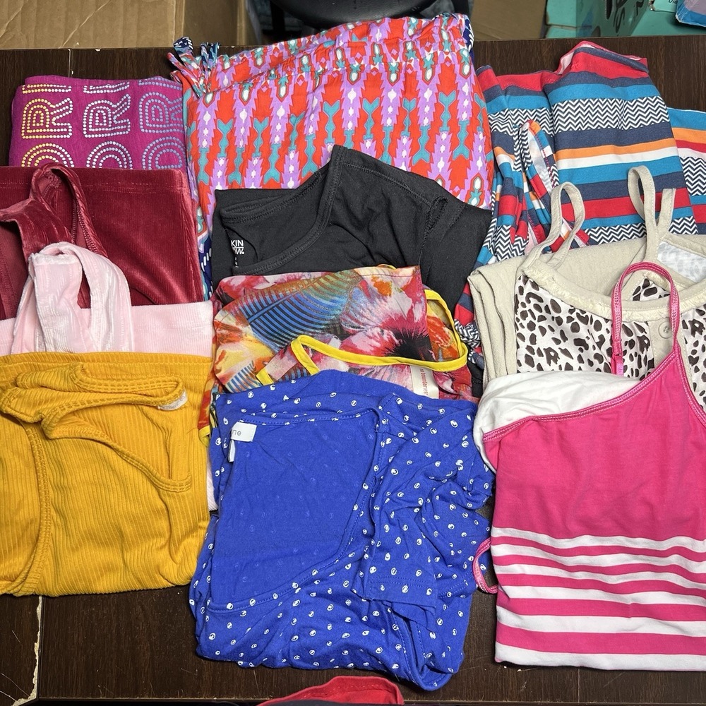 Women's Summer Tank Dress Bundle L XL Pixley Danskin No Boundaries Aero 11pc Lot